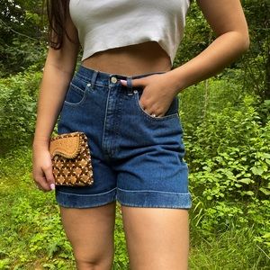 Vintage High Waisted Denim Shorts